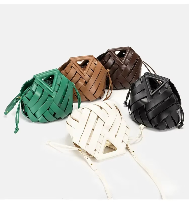 Women'S Accessories Handbags - Bolso Tote de Piel Vegana Trenzada