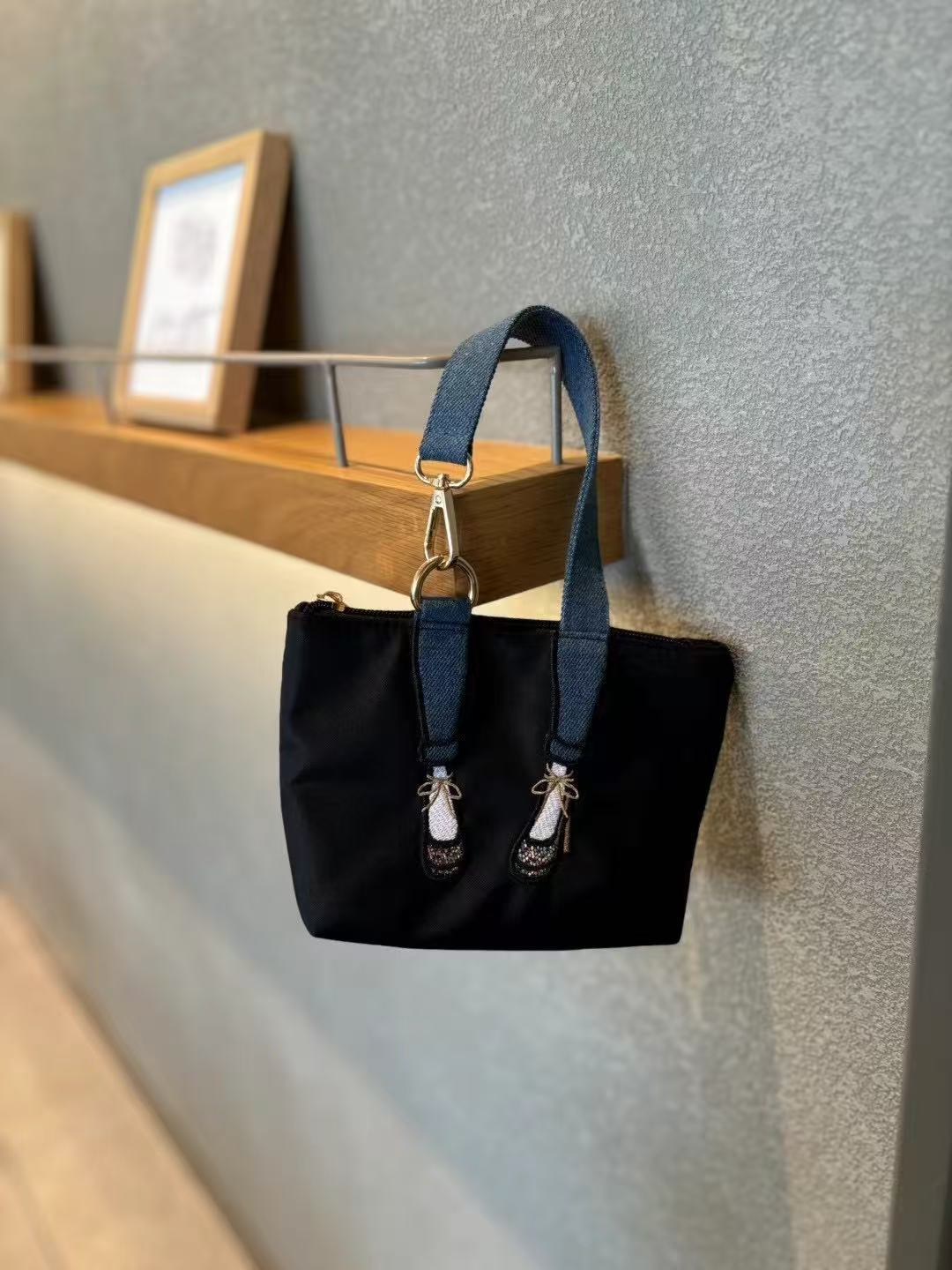 Women'S Accessories Wallet - Bolso de nailon impermeable bordado de