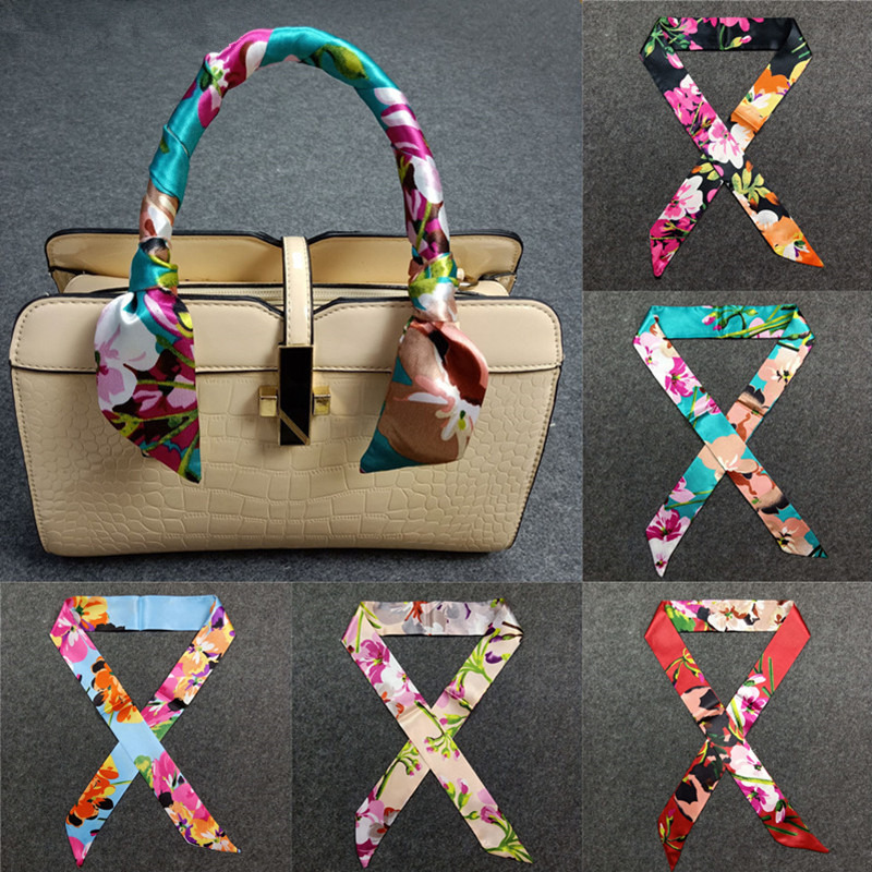 Women Accessories Brands - 47 colores marca Bandana seda pequeña