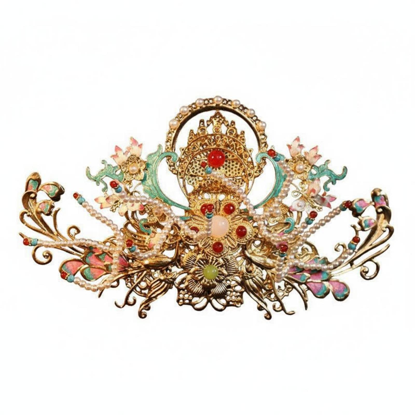 Women'S Accessories Designer - Corona de Pelo Tradicional China, Estética