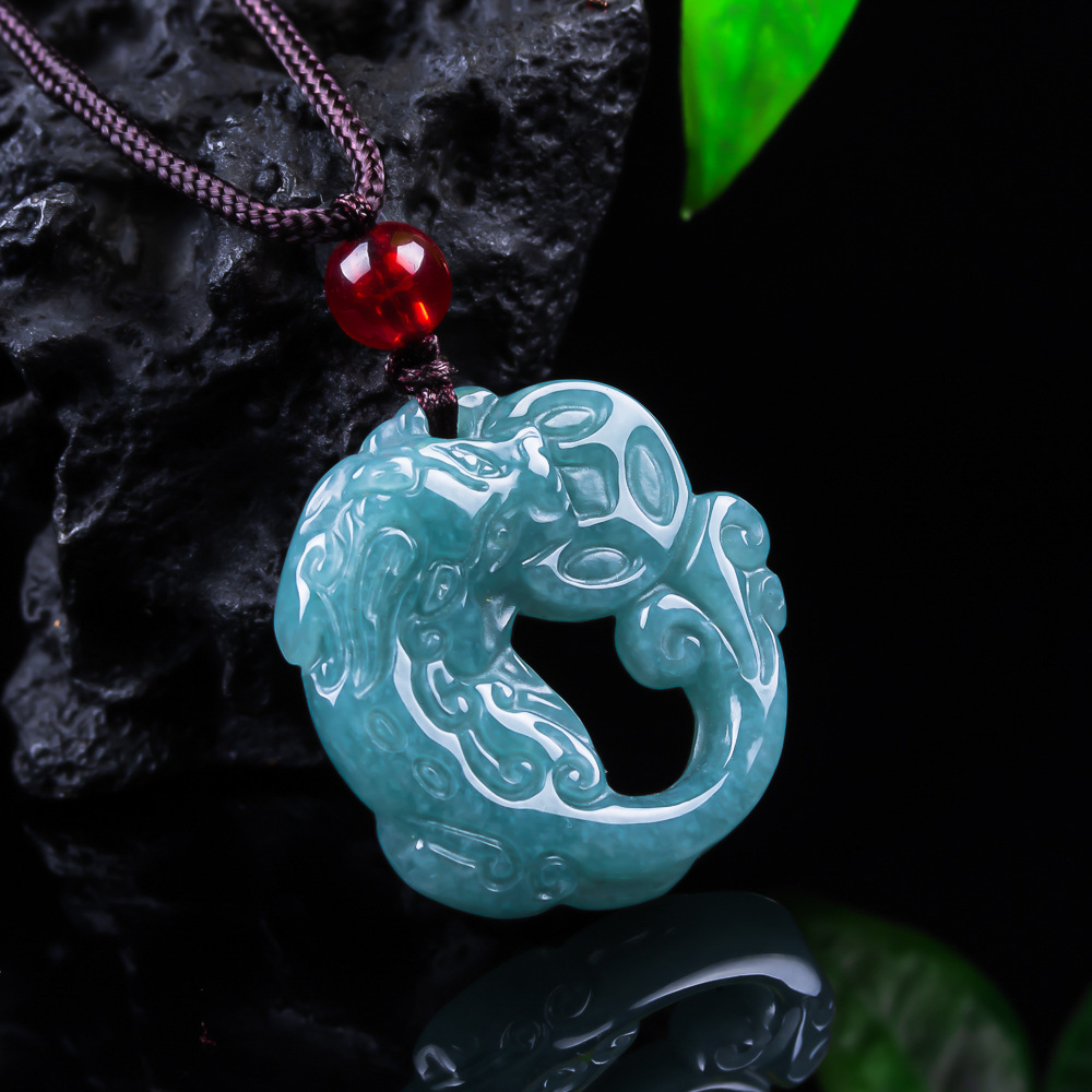 Women'S Accessories Designer - Colgante Pixiu de Jadeíta Birmana, Amuleto