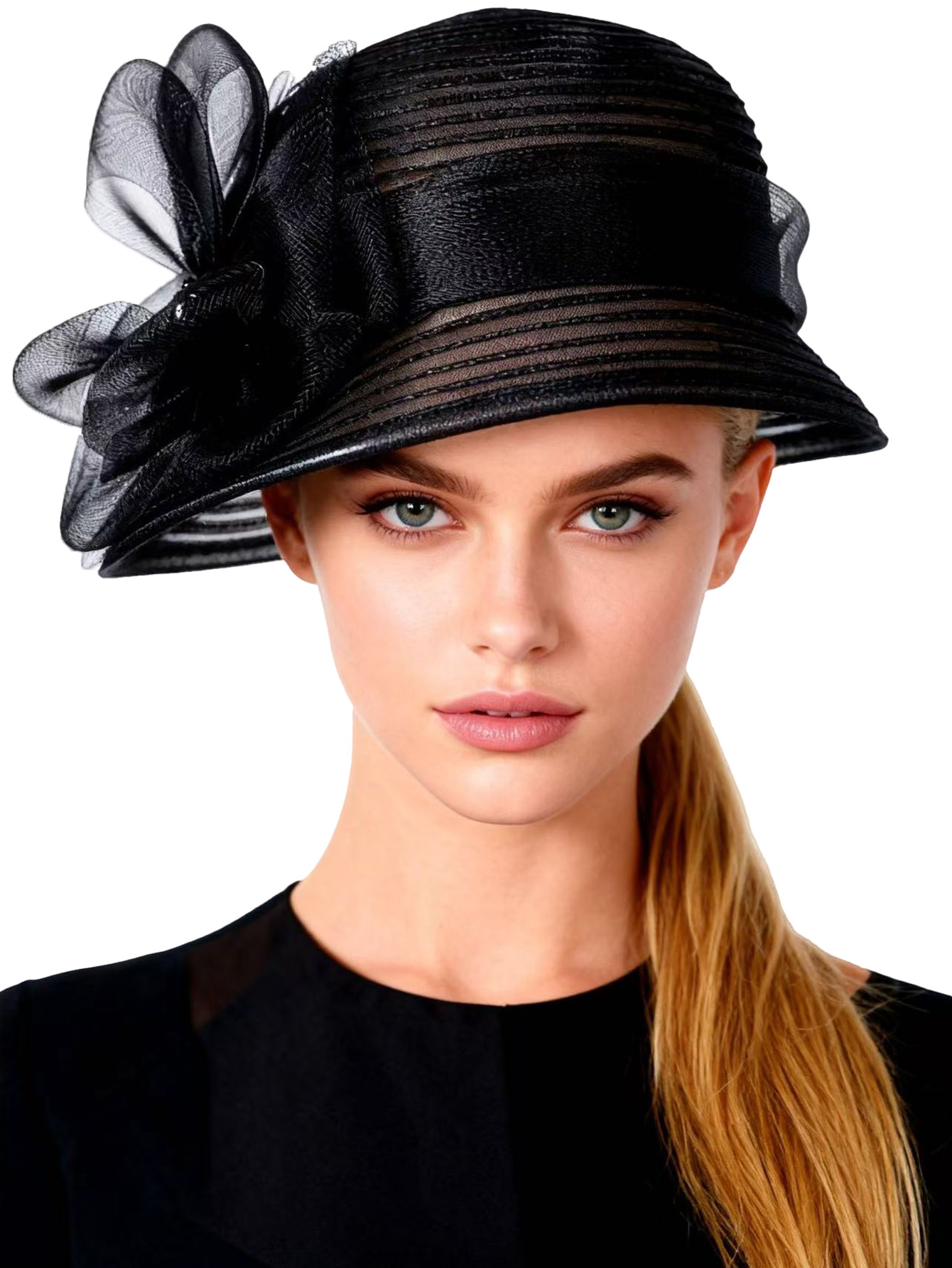 Women'S Formal Accessories - Tocado floral Derby y Fedora para