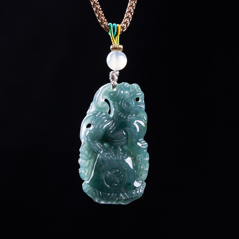 Women'S Accessories Designer - Colgante Pixiu de Jadeíta Birmana, Talismanes