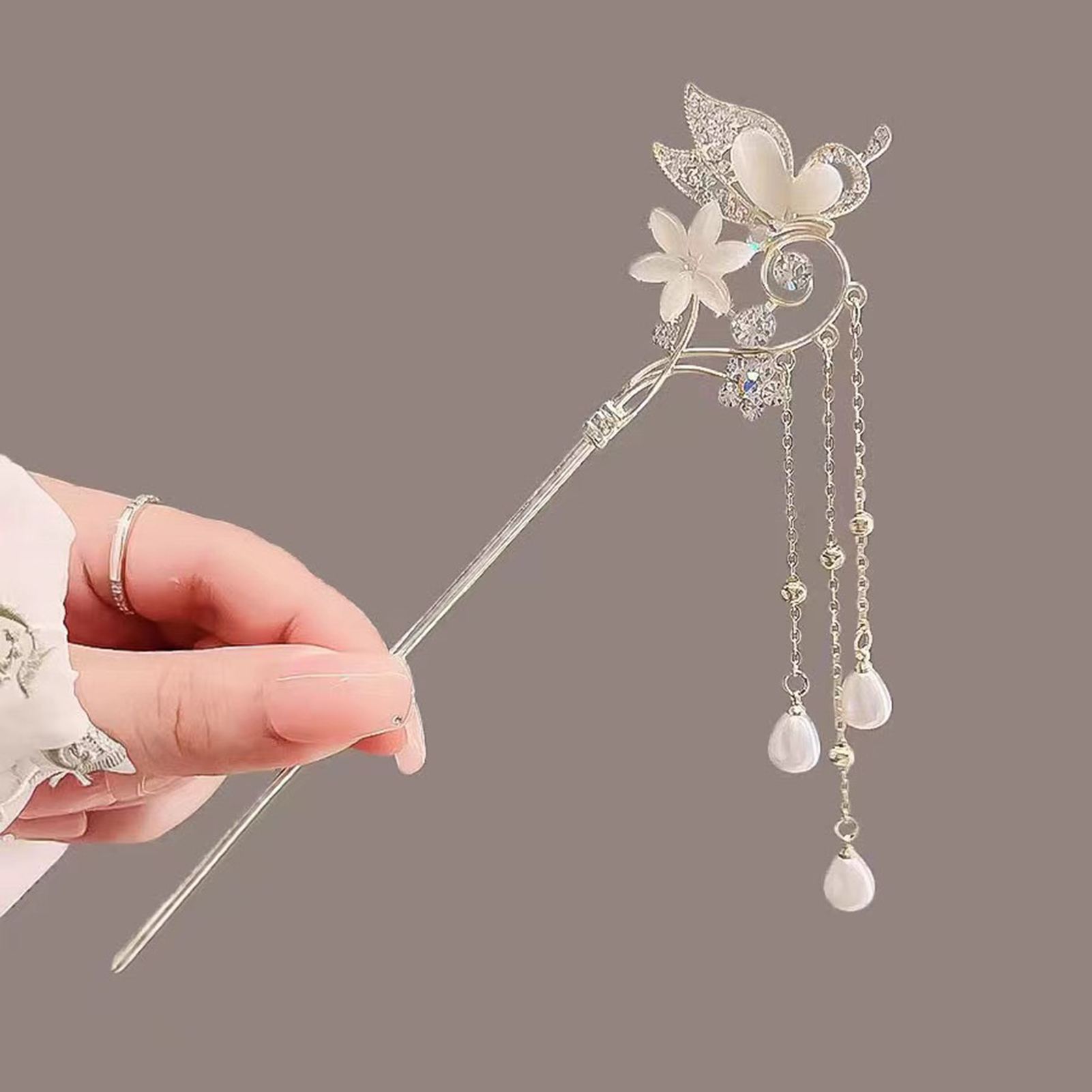Pearl Hair Pin - Horquilla para el pelo de mujer