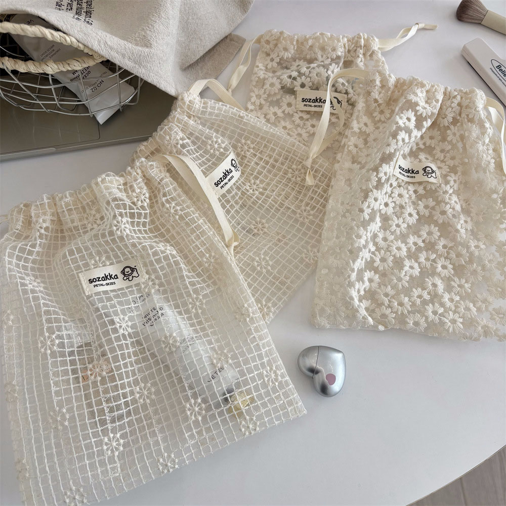 Women Accessories Products - Bolsa de Maquillaje de Malla con