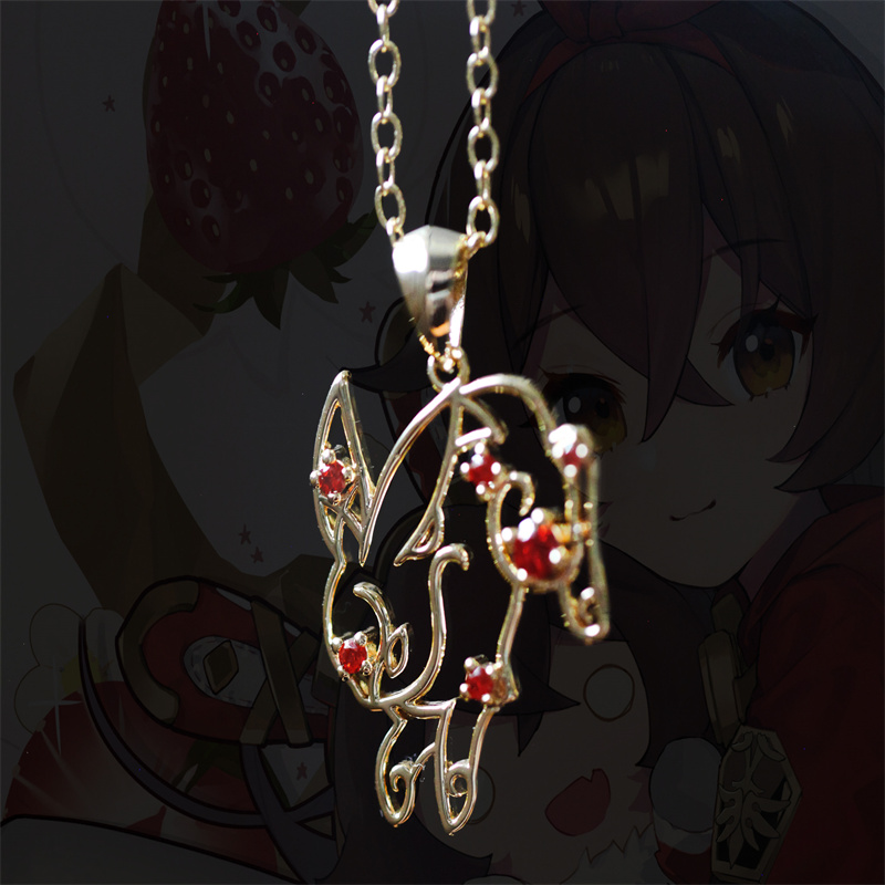 Women'S Running Accessories - Collar de Anime Genshin Impact, broche