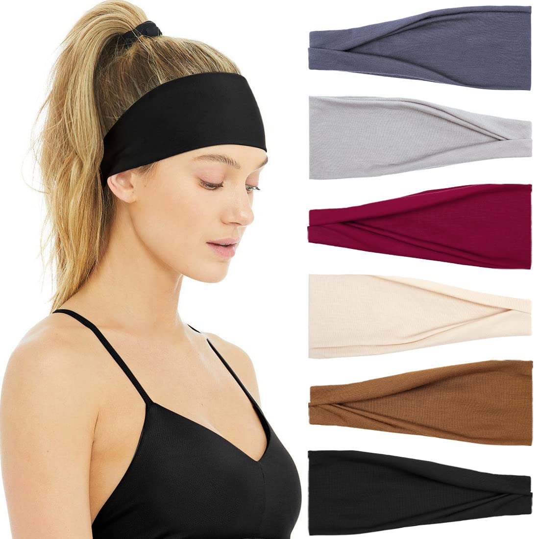 Women'S Running Accessories - Diademas antideslizantes para mujer, banda para