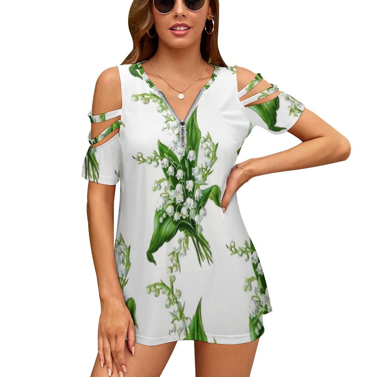 Women Accessories Bouquet - Camiseta Bouquet Of Lily Of The