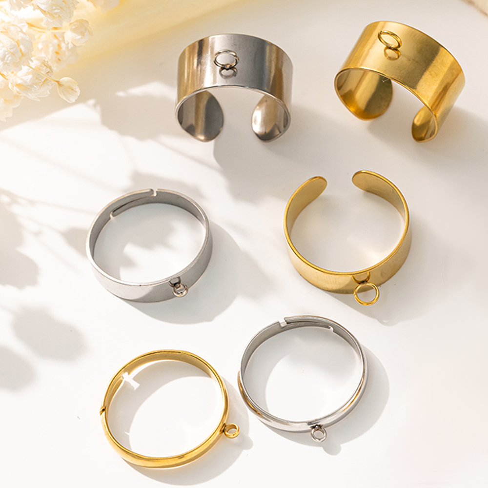 Women'S Accessories Rings - 5 unids/lote de anillos ajustables abiertos