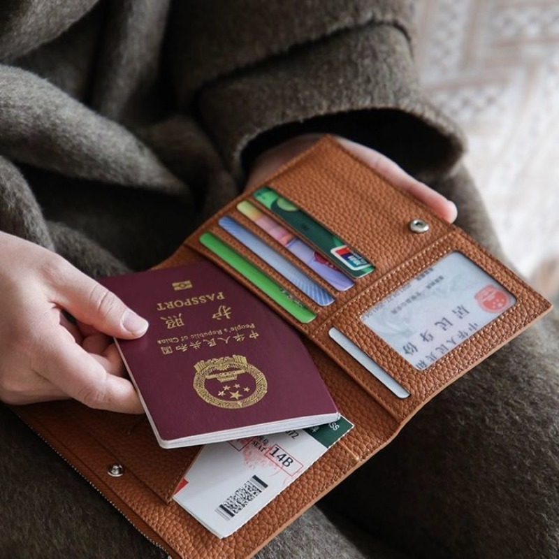 Funda de cuero para pasaporte, - Women'S Accessories Wallet reseña y precio