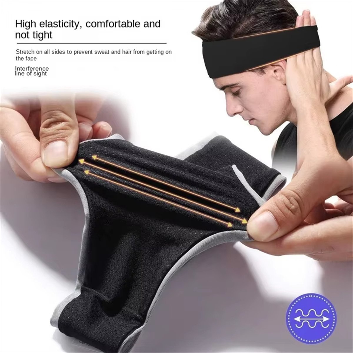 ABST Banda elástica deportiva  - Hair Band Elastic reseña y precio