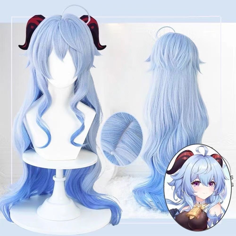 Peluca de cosplay Ganyu lista  - Women'S Affordable Accessories reseña y precio