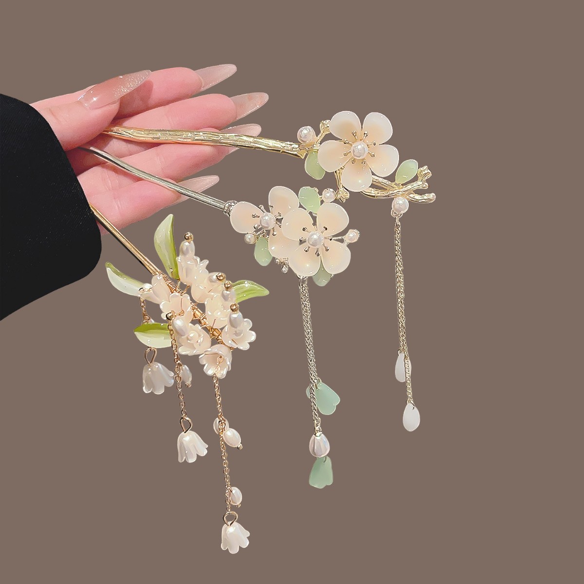 Pasadores de Pelo con Borlas E - Pearl Hair Pin reseña y precio
