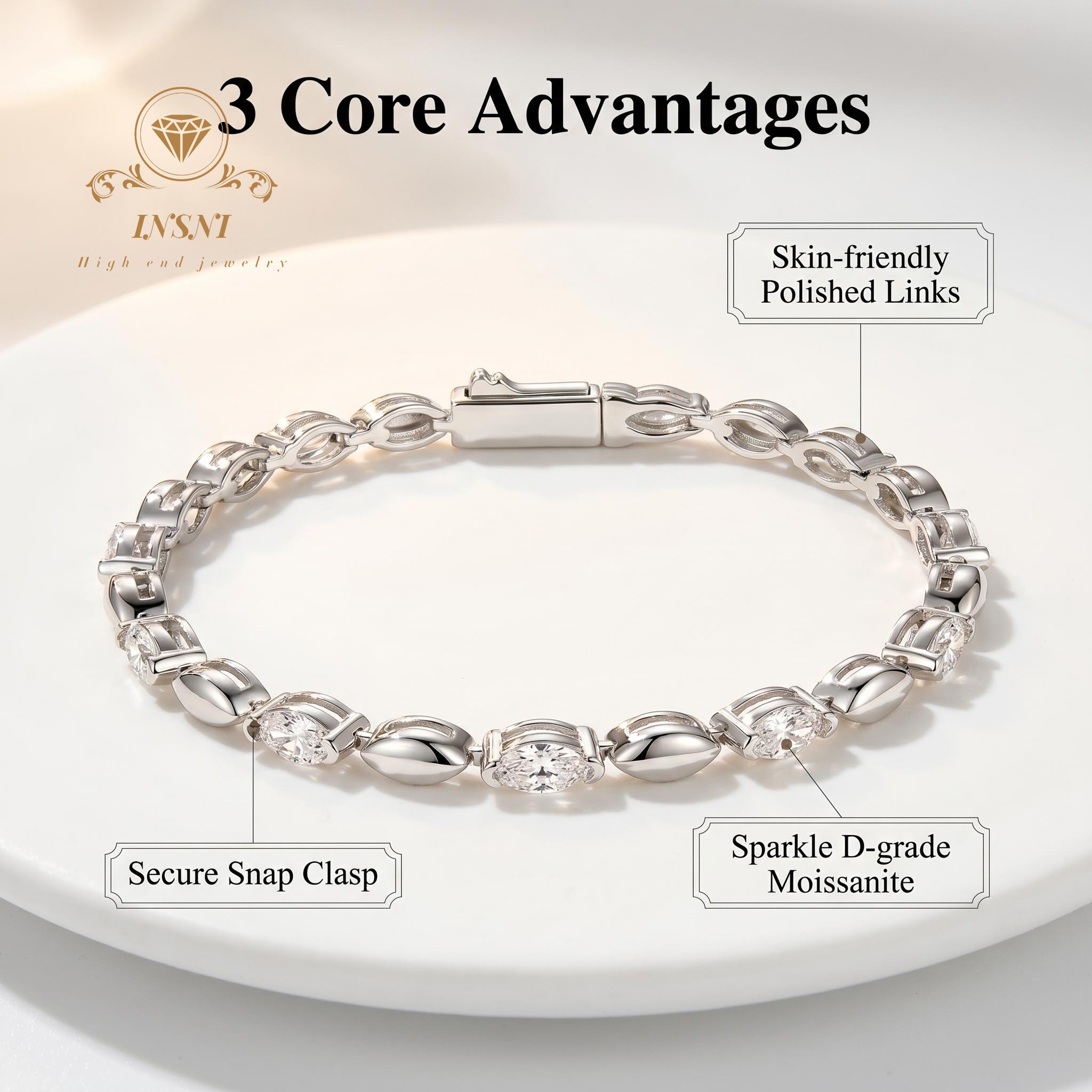 Pulsera de Plata de Ley S925 c - Women'S Affordable Accessories reseña y precio