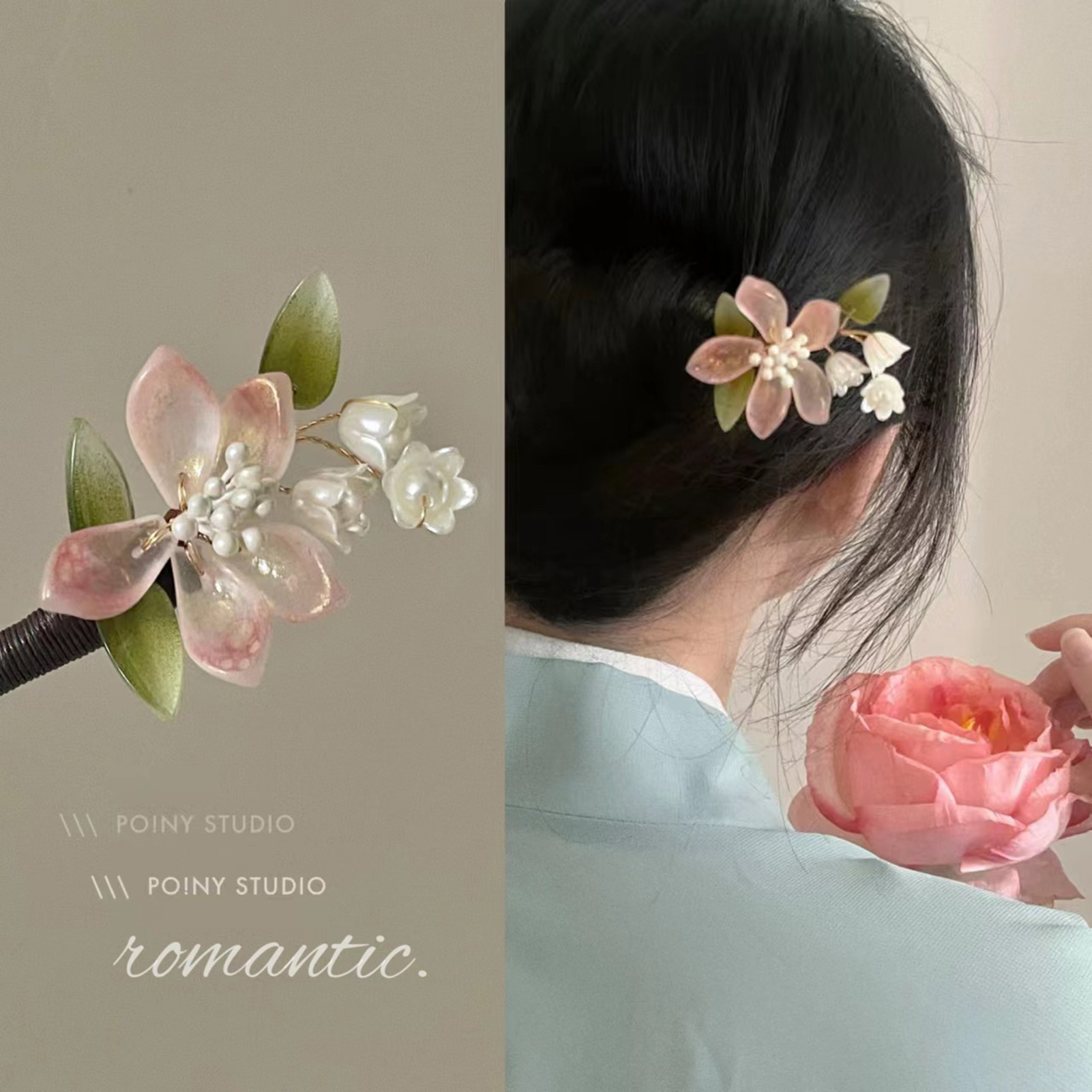 Horquilla de pelo estilo chino - Pearl Hair Pin reseña y precio