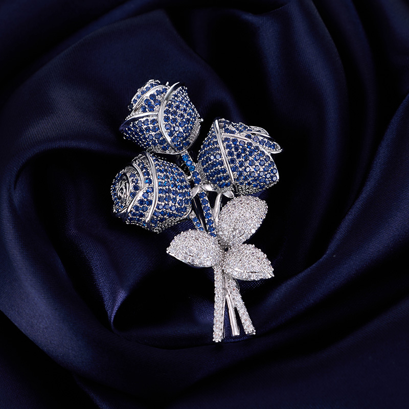 OKILY-broche de ramo de rosas  - Women Accessories Bouquet reseña y precio
