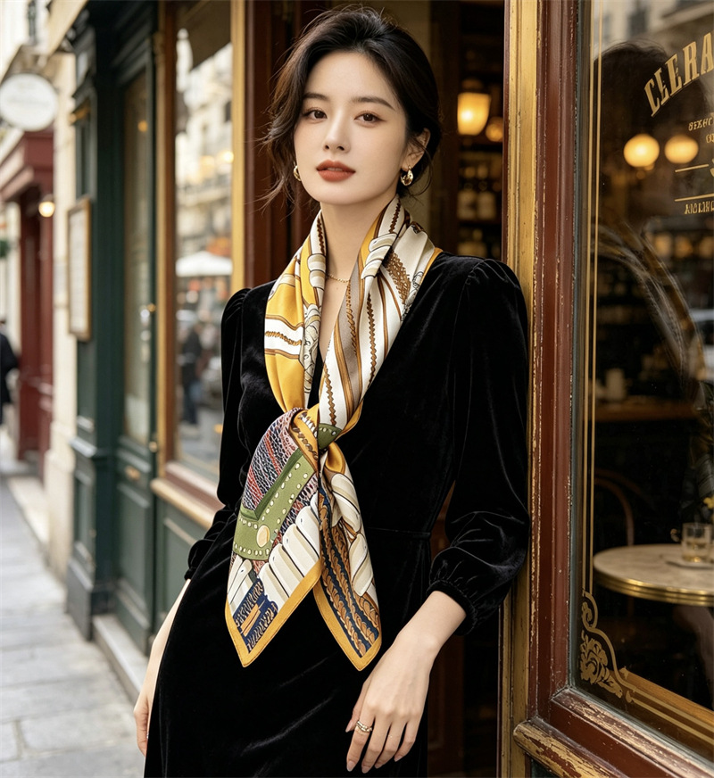 Pañuelo de Seda Suave de 65 CM - Women'S Accessories Designer reseña y precio