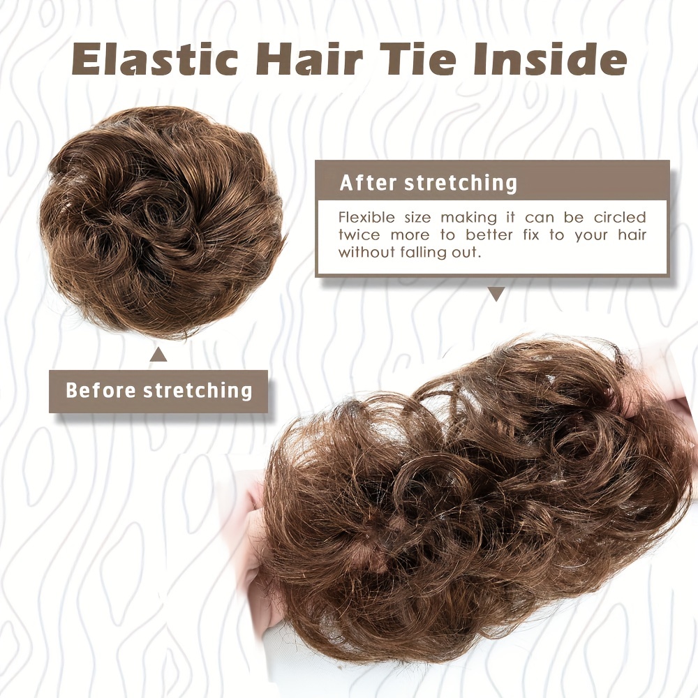 Extensiones de moño de pelo hu - Hair Band Elastic reseña y precio