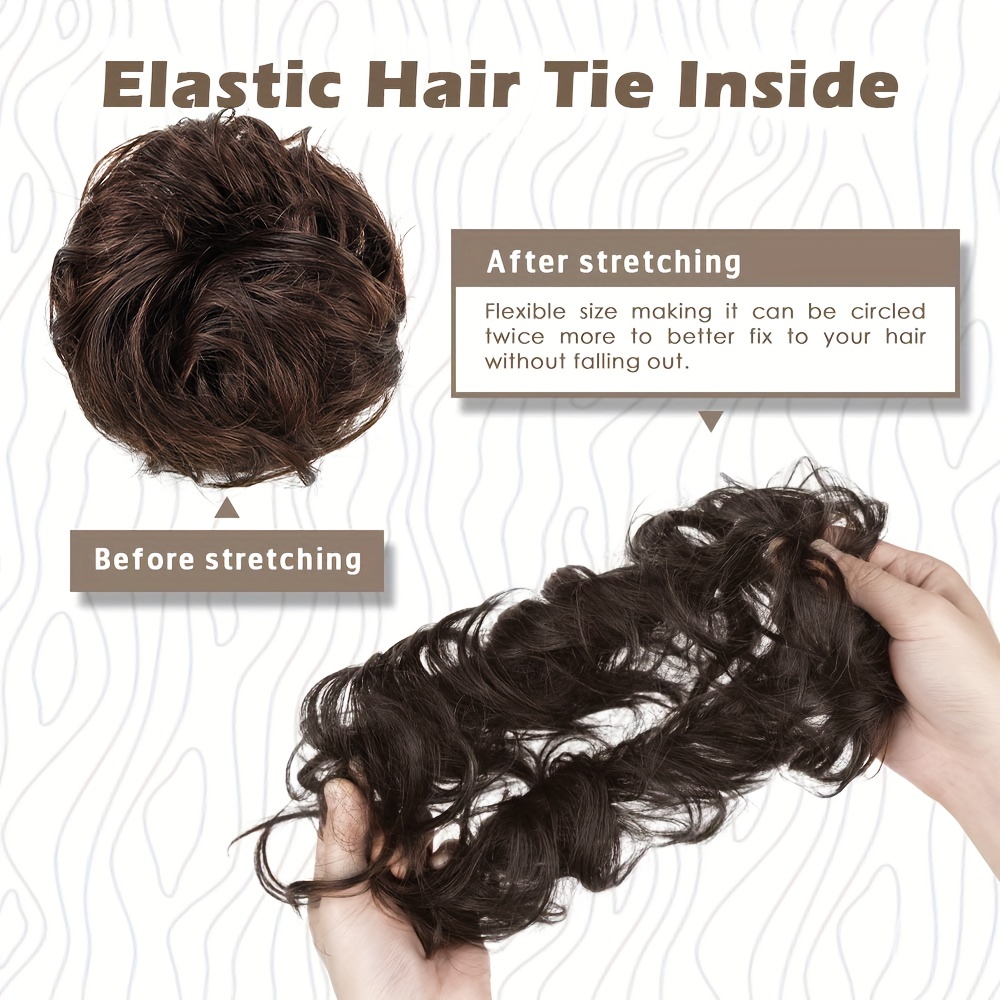 Extensiones de moño de pelo hu - Hair Band Elastic reseña y precio