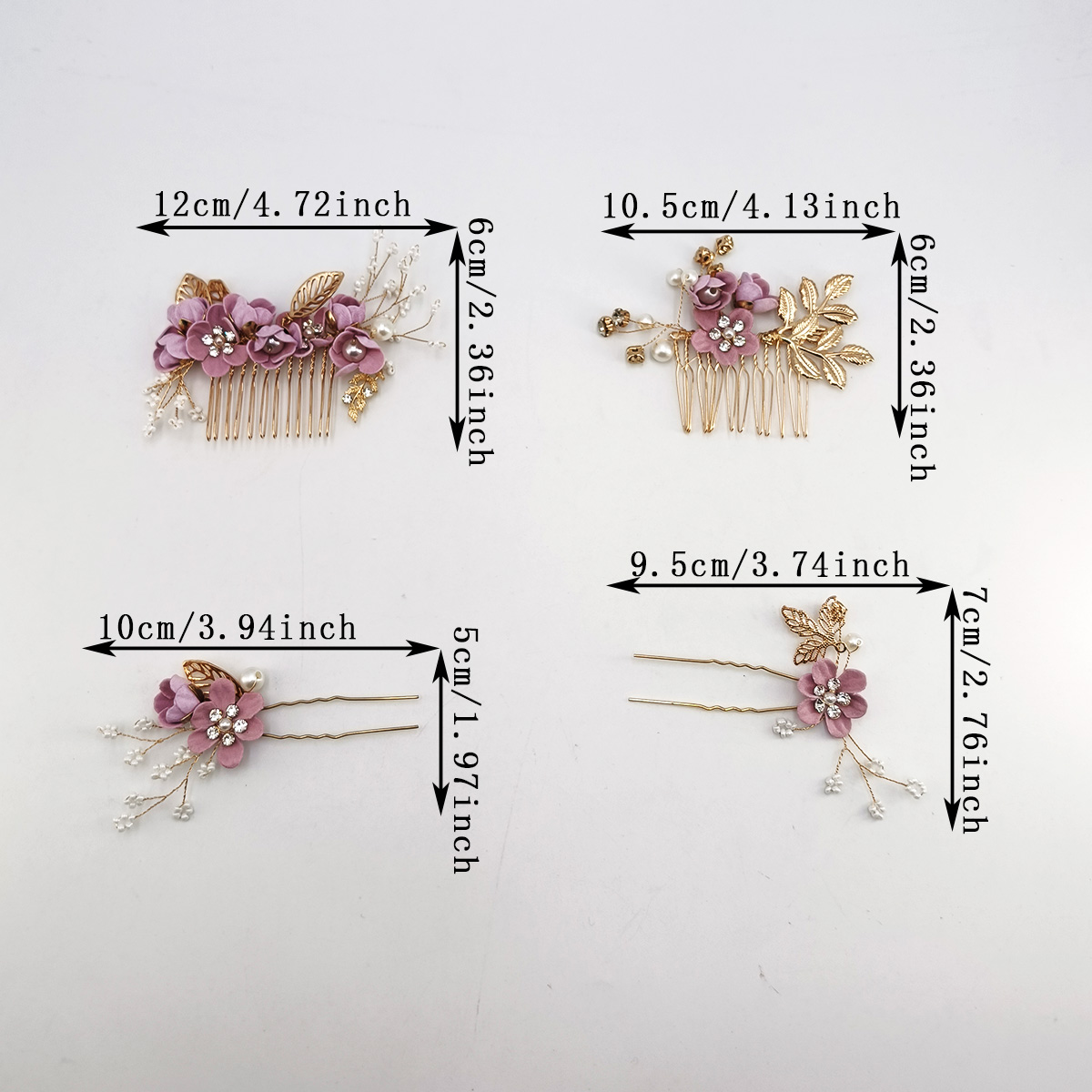 4 Uds. Conjunto de peine de al - Pearl Hair Pin reseña y precio