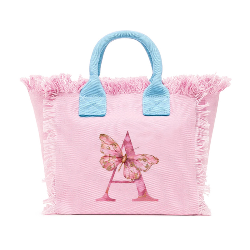 Bolso de playa rosa con letras - Women'S Accessories Handbags reseña y precio