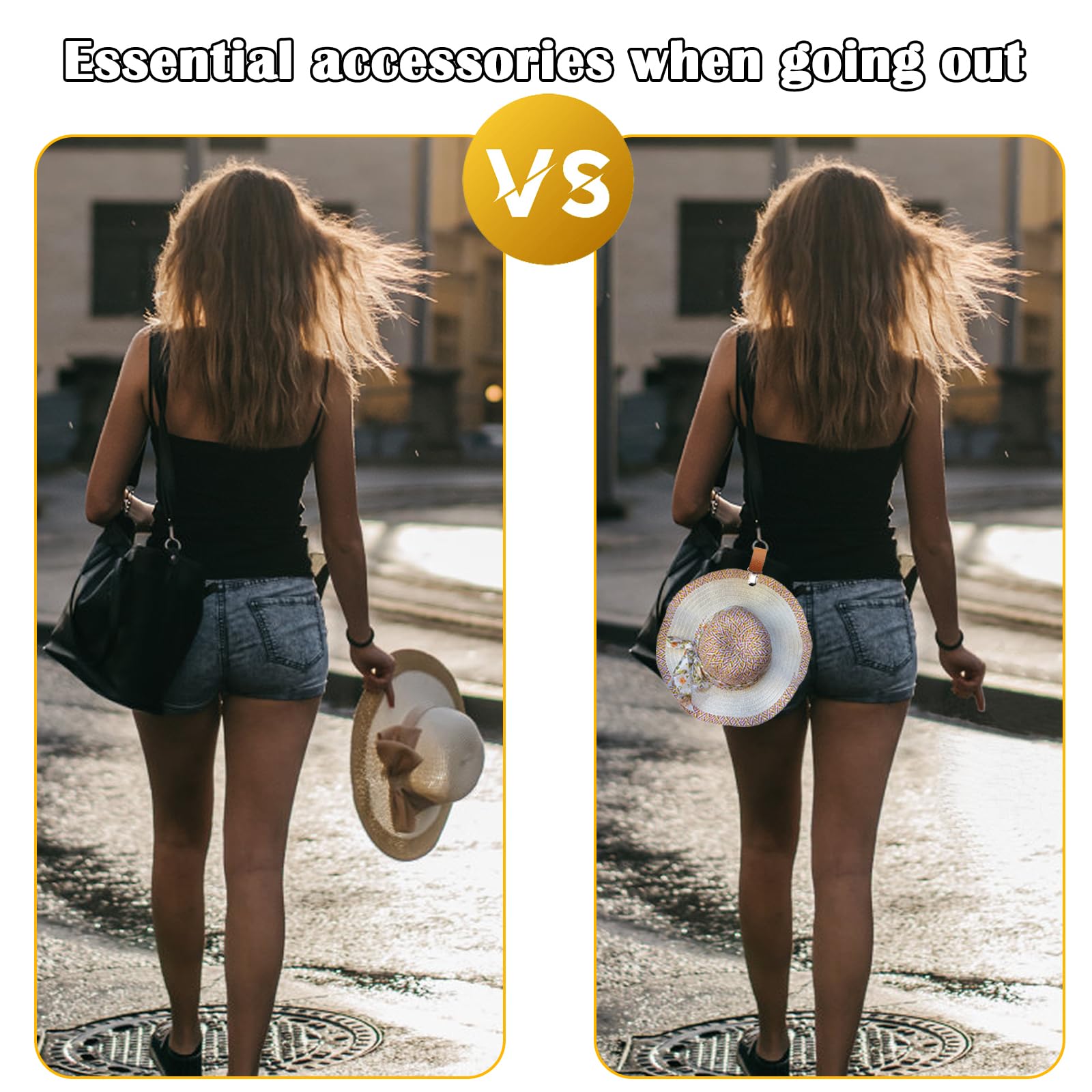 Clip para Sombrero de Cuero PU - Women'S Accessories Handbags reseña y precio